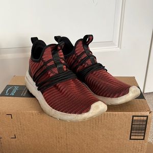 Red and Black Adidas